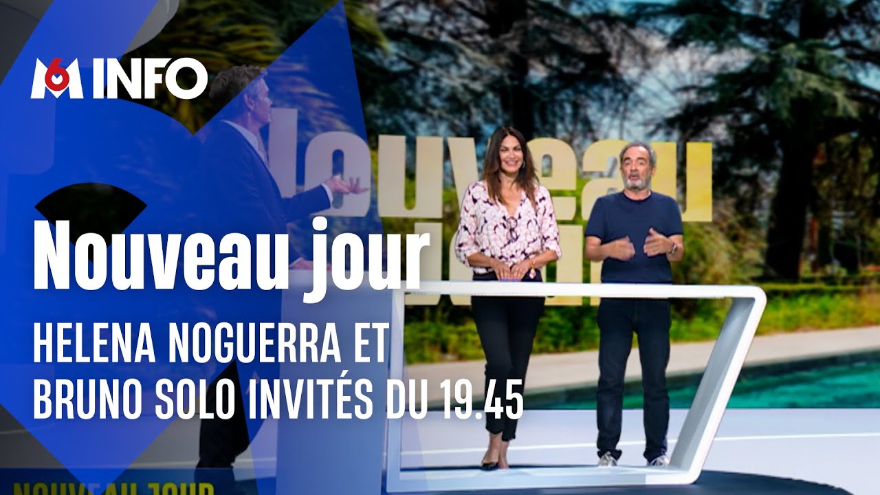 Nouveau jour : Helena Noguerra et Bruno Solo, invités du 19h45