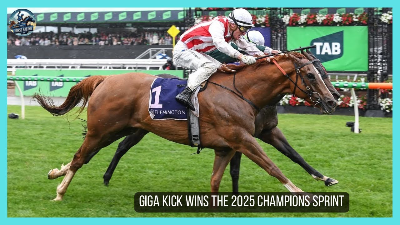 GIGA KICK and Mark Zahra wins the 2025 VRC Champions Sprint (G1)