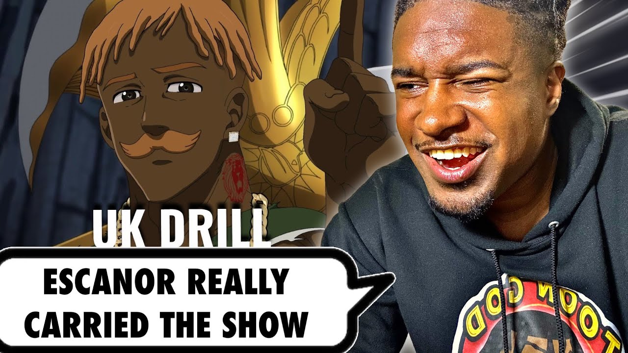ToonGod reacts to ESCANOR uk drill rap by Pureojuice (seven deadly sins AMV) #animerap #nerdcore