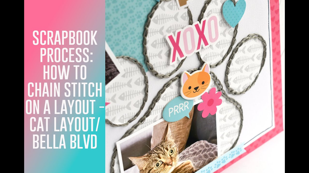 Простая цепная строчка для альбомов, которую может попробовать каждый - ACOT Ноябрьский хмель; Жи...