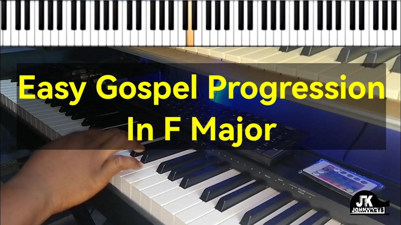 Learn This Simple 4-3-2 Gospel Progression On Piano + Application