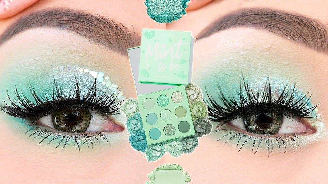 2 EASY Colourpop Mint to Be Palette Eyeshadow Makeup Tutorials