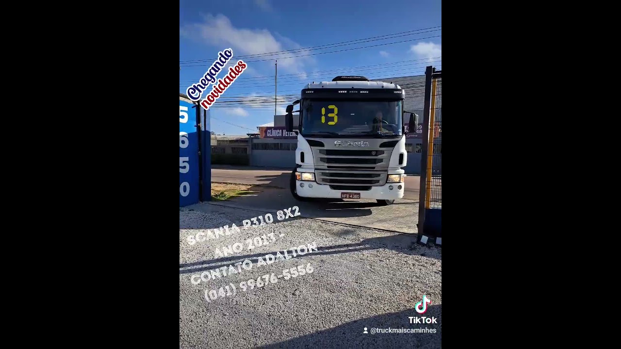 Scania P310 8x2 Bi-Truck ano 2013 - Contato (041) 99676-5556