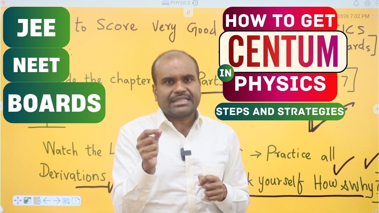 PHYSICS🔥| TOUGH Subject? | How to Score HIGH MARKS?👌| 4 Steps Strategy | JEE | NEET | Board Exam