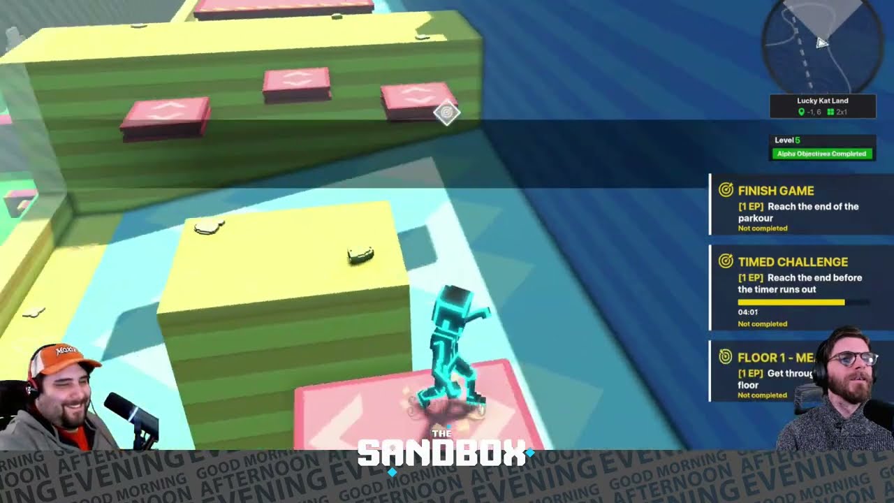 The Sandbox GMAE Stream - Lucky Kat Land Experience with @TheVisionEx and @KamiSawZe
