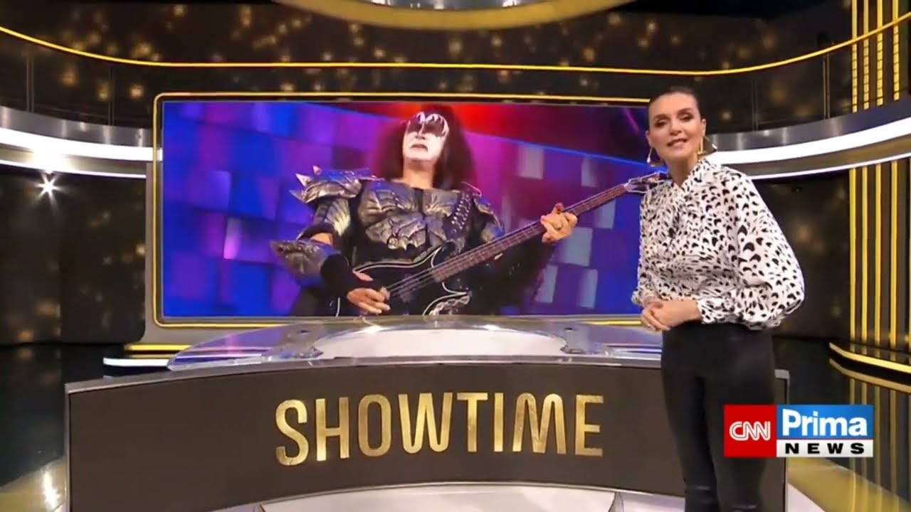 Kiss poslední turné v pořadu Showtime (31. března 2023 CNN Prima News)