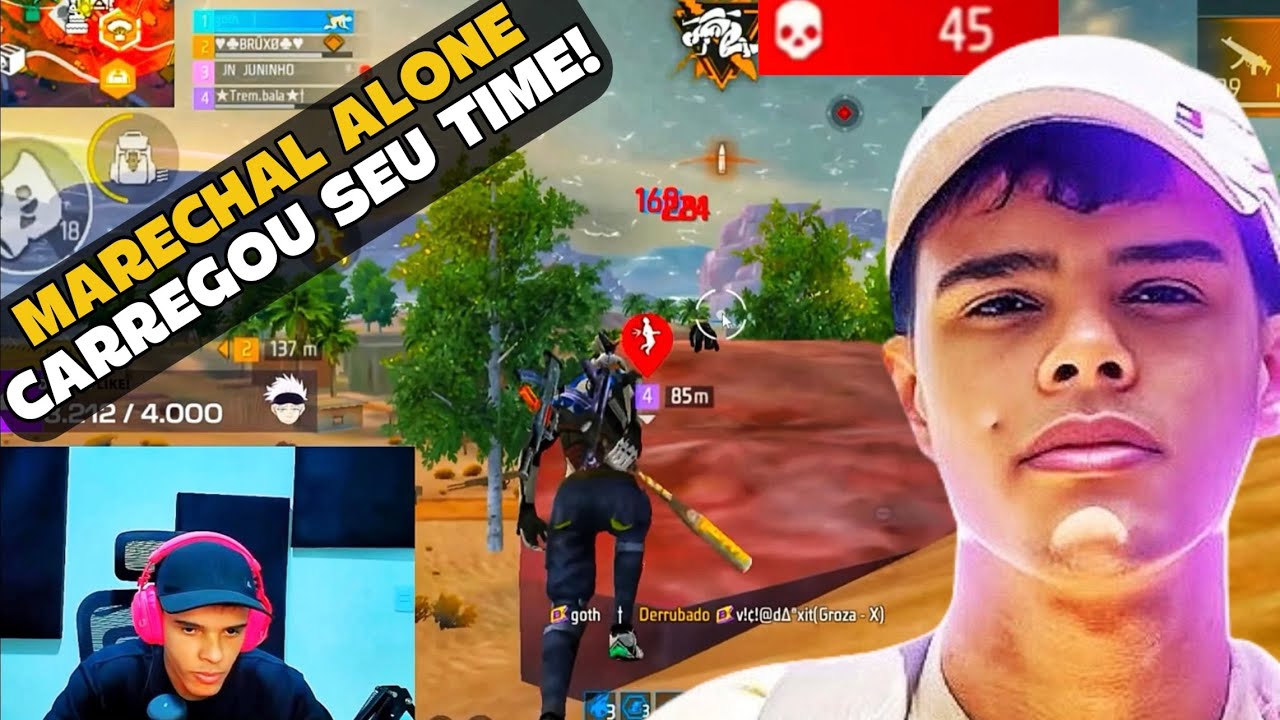 MARECHAL DEIXOU OS ALEATORIOS IMPRESSIONADO COM A SUA SENSI NA RANK! FREE FIRE - MARECHAL HIGHLIGHTS