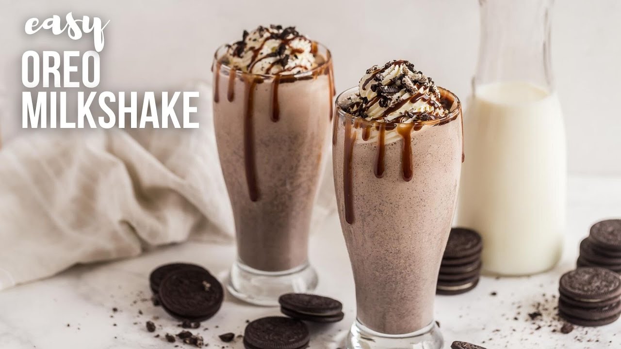 EASY Oreo Milkshake: just 5 ingredients! | The Recipe Rebel