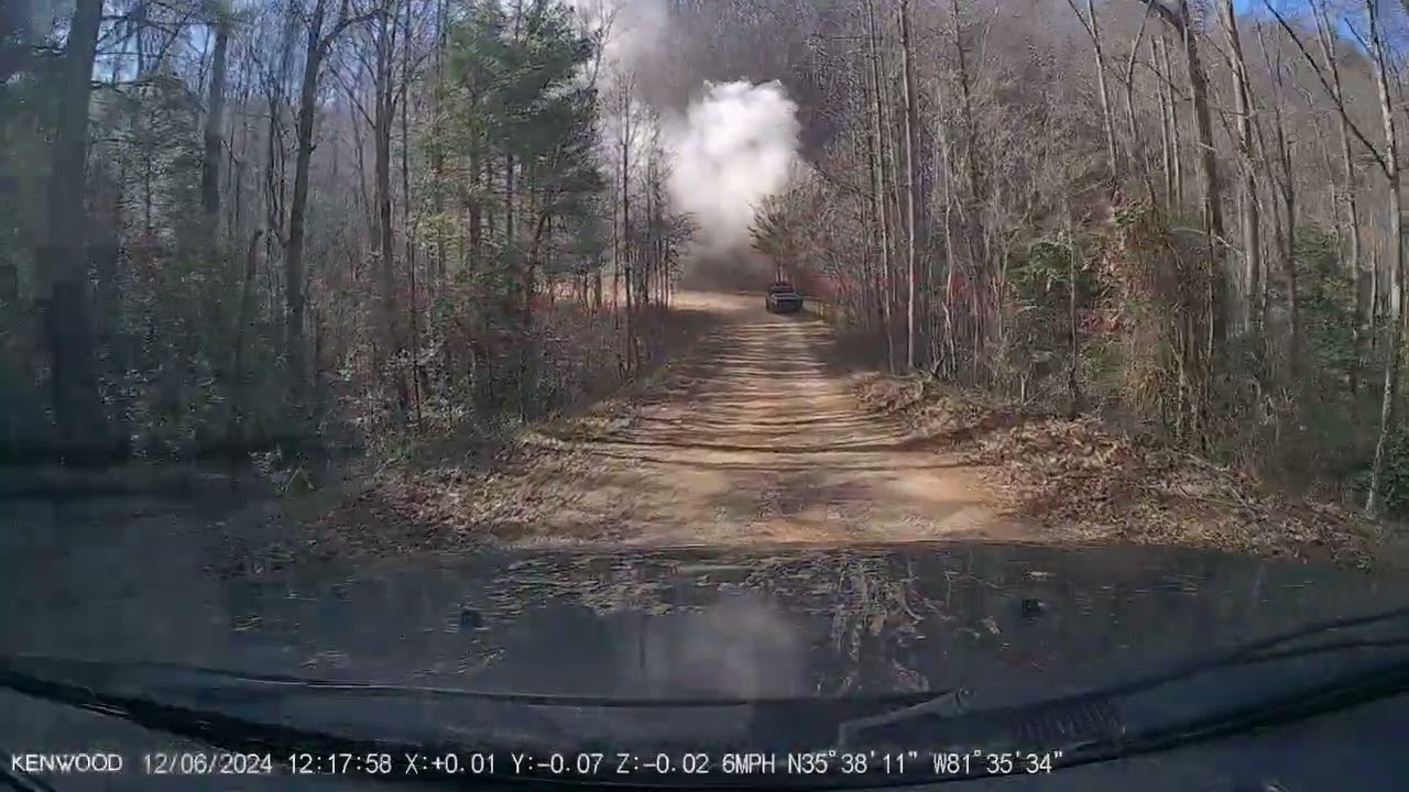 Pov Fire response to a fully involved structure fire