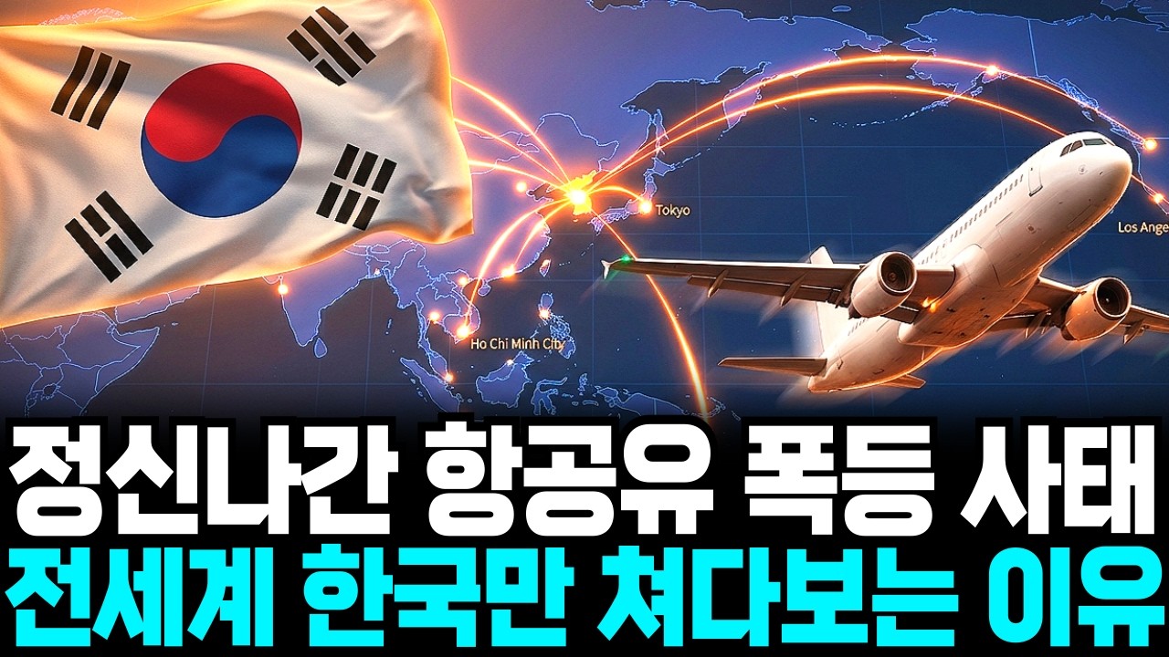 이란 전쟁이 터지자 전 세계가 한국만 쳐다본다  항공유 위기의 숨겨진 구조