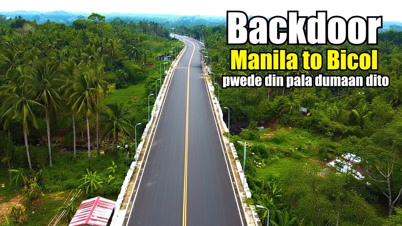 Alternative route Manila to Bicol backdoor , Maganda din dito dumaan hindi pa alam ng karamihan
