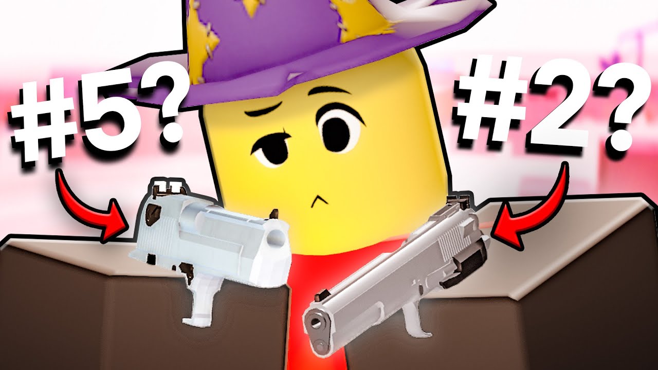 Top 5 BEST Pistols in Phantom Forces...