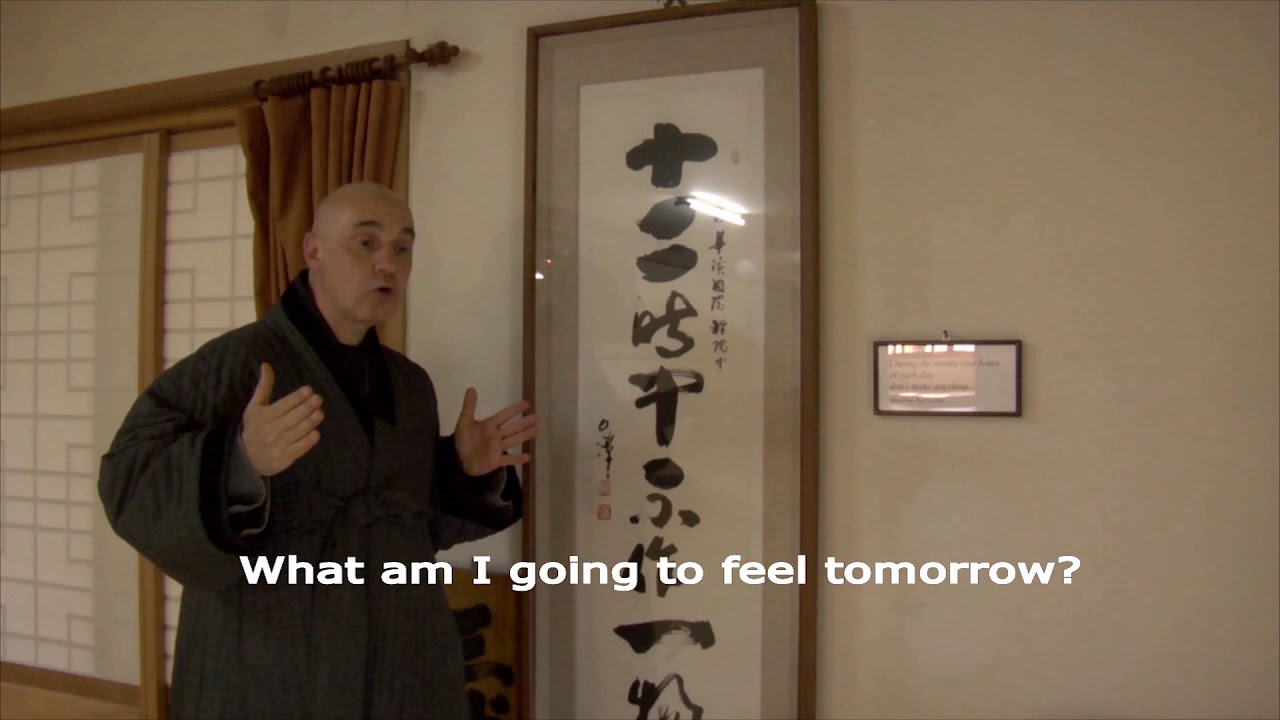A Calligraphy in a Korean Zen Temple explained by a monk.