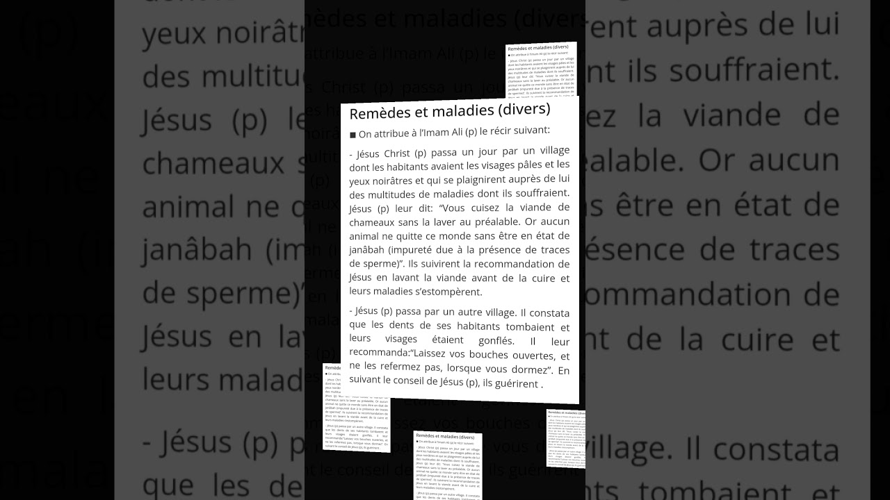 Rem&egrave;de contre diverses maladie / Remedy for various diseases