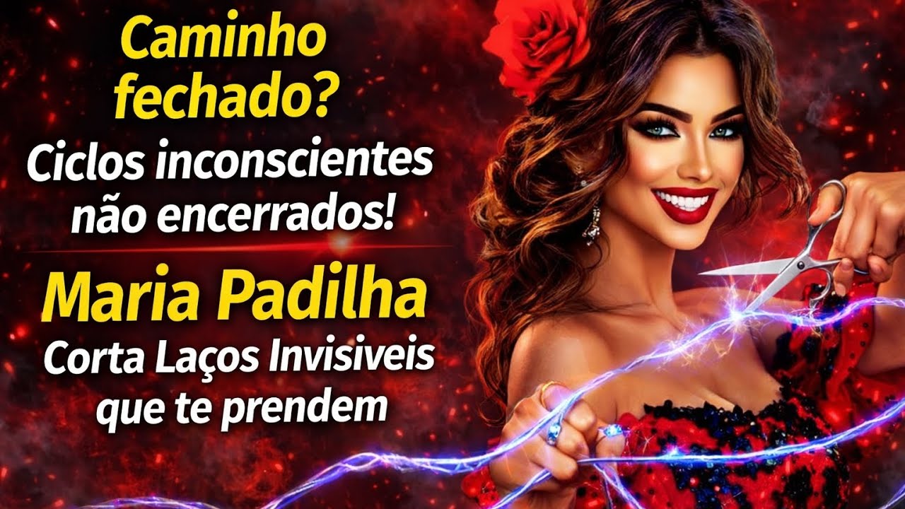 Caminho fechado?Ciclos inconscientes não encerrados! Maria Padilha Corta o que te prende