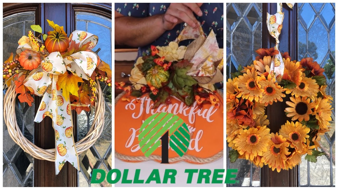 How To Make 3 Small Fall Wreaths (cheap fall decor ideas)