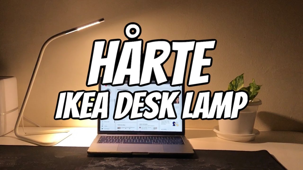 H&Aring;RTE Ikea led work lamp | Unboxing