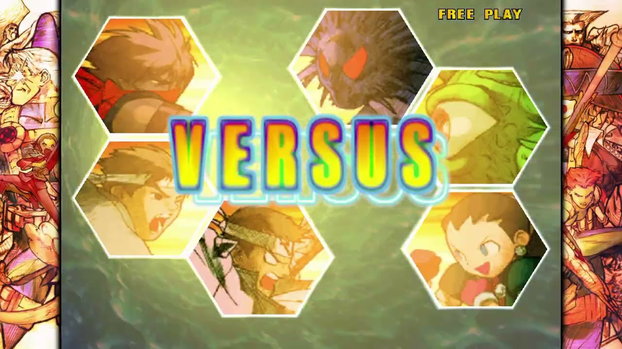 Marvel vs. Capcom 2 (PlayStation 4) Arcade as Strider, Ryu & Jin