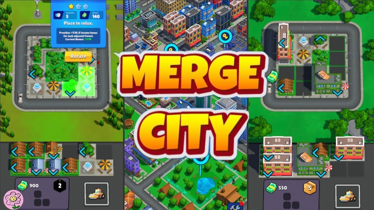 Merge City 3D Game Gameplay Mobile Android