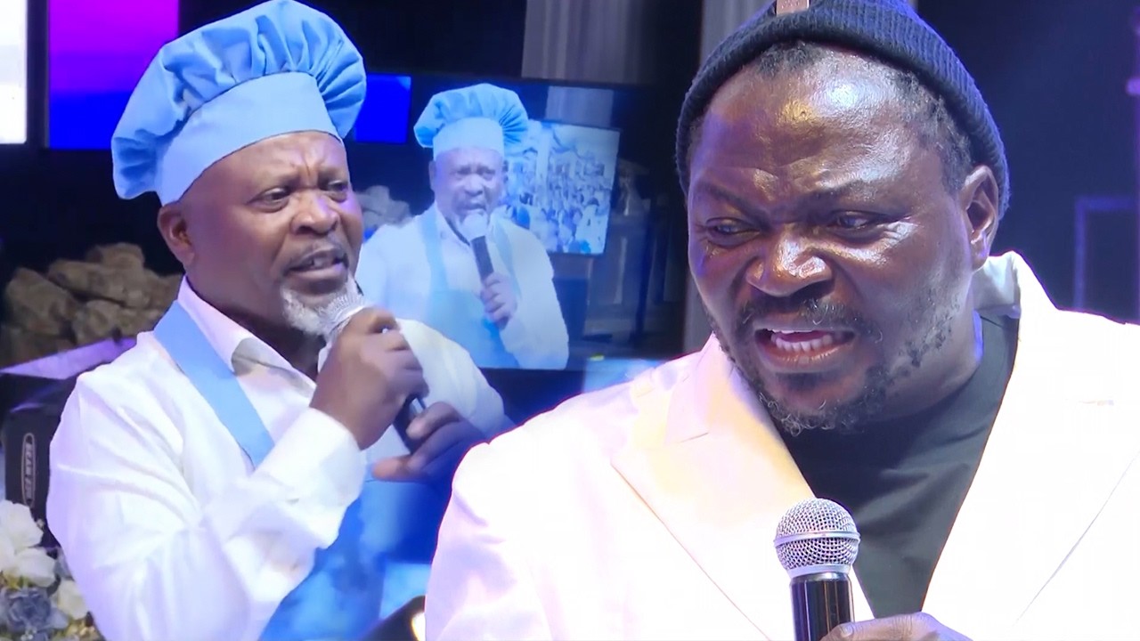 COMEDIANS _ MANGANYA AND WINIKO AT BUSHIRI'S BIRTHDAY
