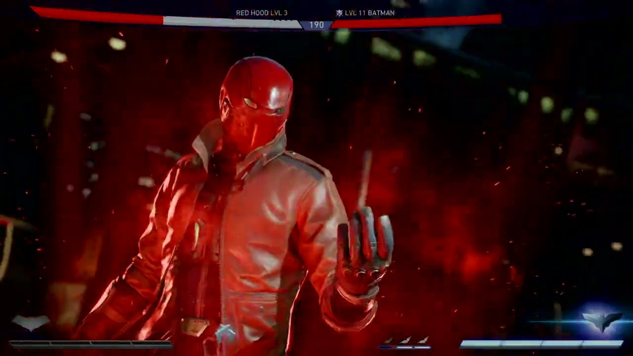 Red hood vs Batman | Injustice 2 | PS4 Gameplay 