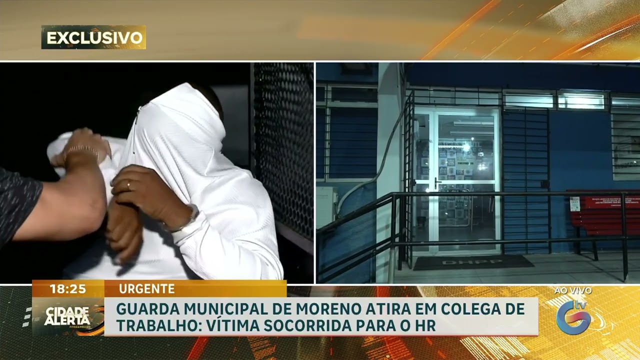 Guarda Municipal de Moreno é preso após atirar contra colega de trabalho