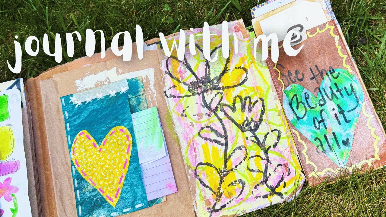 junk journal with me: making ephemera with paper bags✨