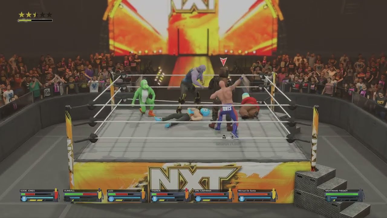 WWE 2K24 Random created superstar royal rumble part 5