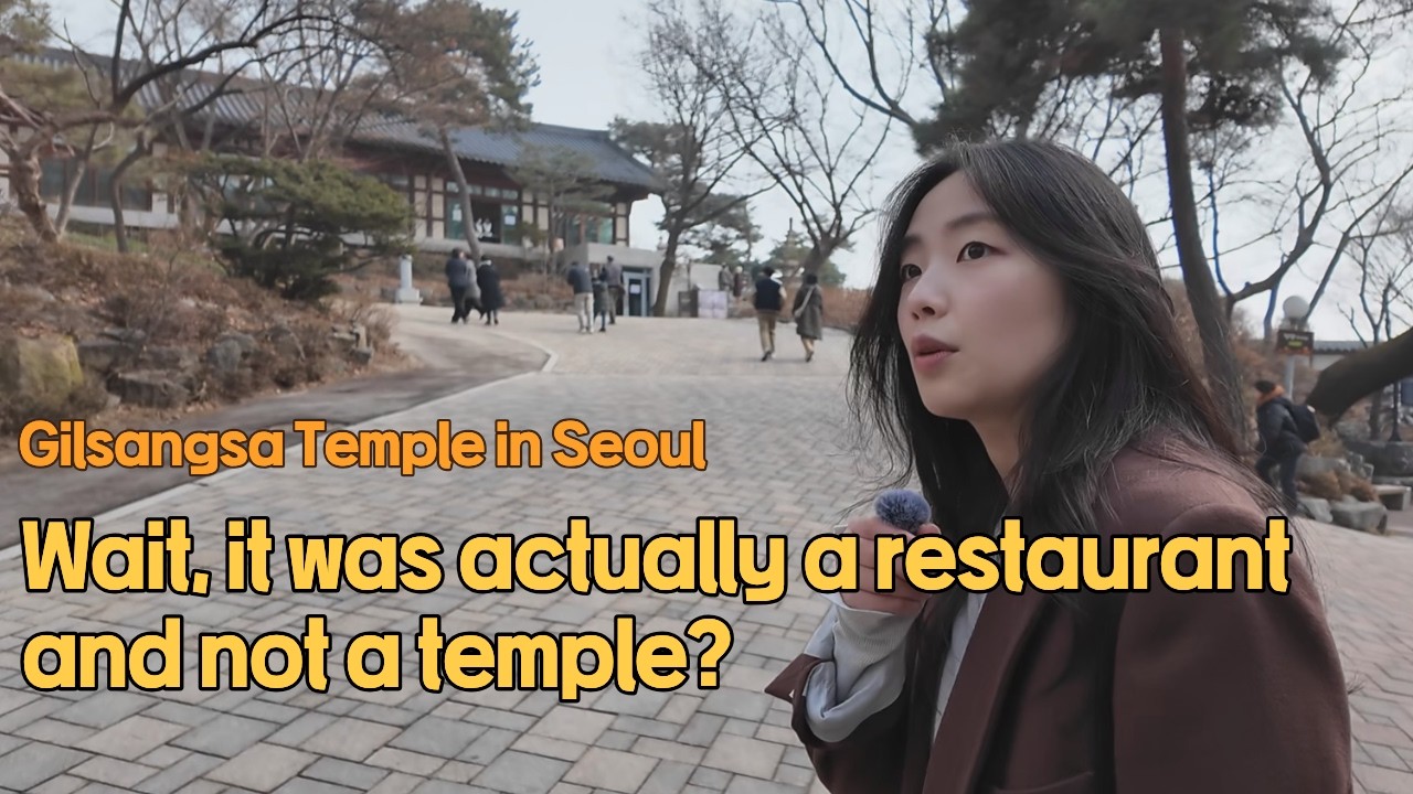 The Serenity of a Korean Temple... or is it?  gilsangsa temple in seoul