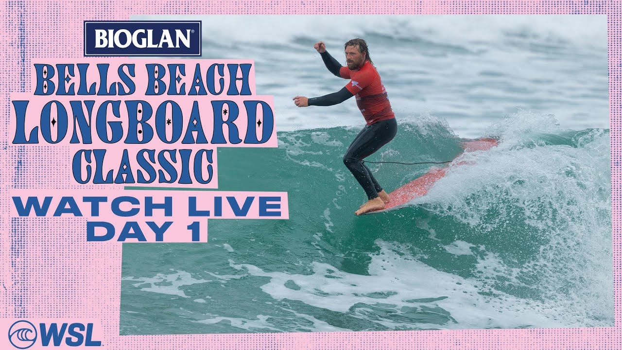 WATCH LIVE - Bioglan Bells Beach Longboard Classic 2024 - Day 1