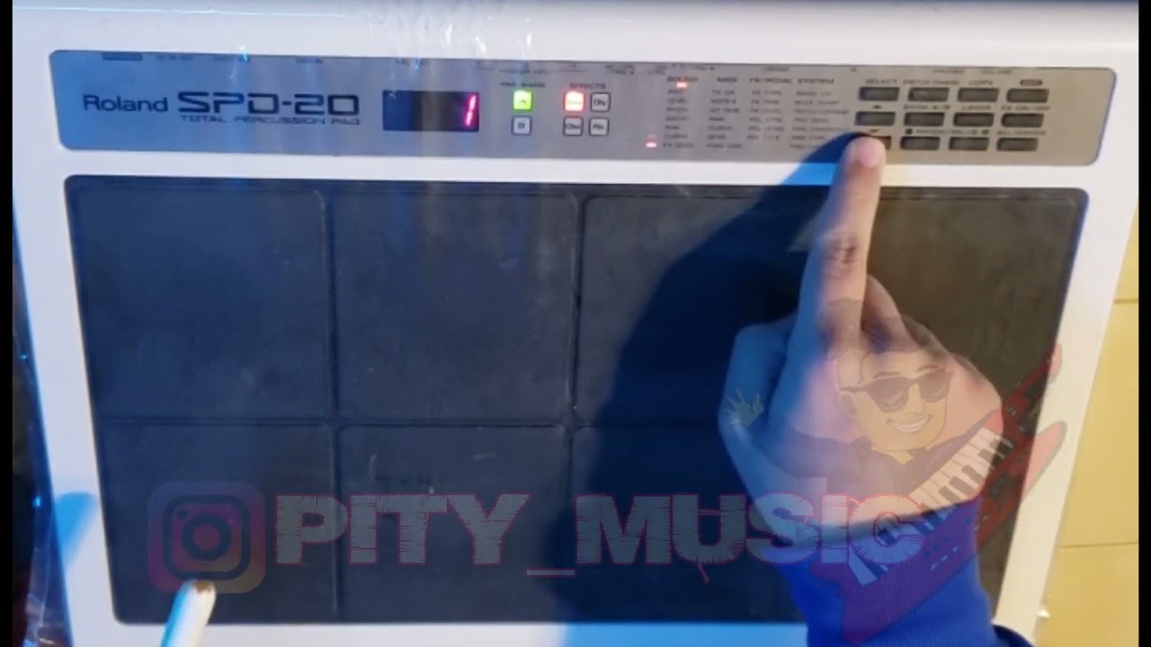 Programando Octapad Roland SPD 20 CUMBIA 3