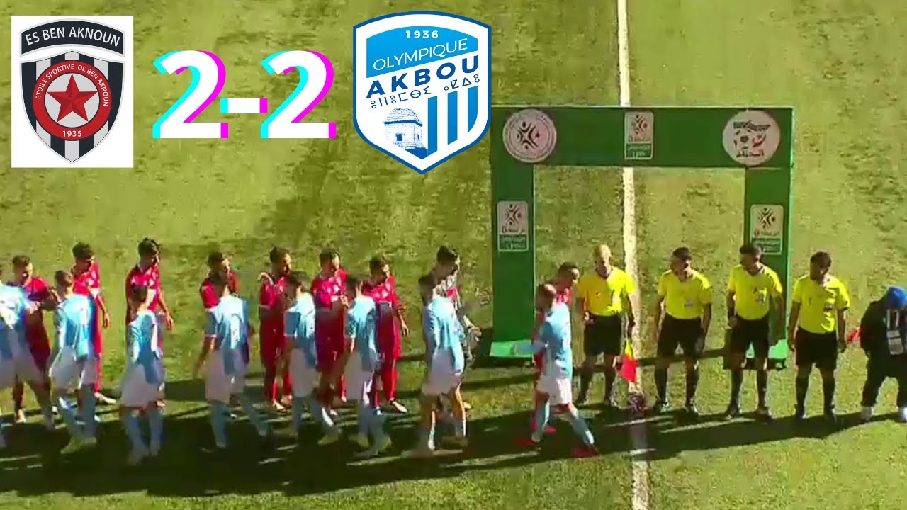 ESBA 2-2 O.AKBOU, RÉSUMÉ ET LES BUTS DE LA RENCONTRE.