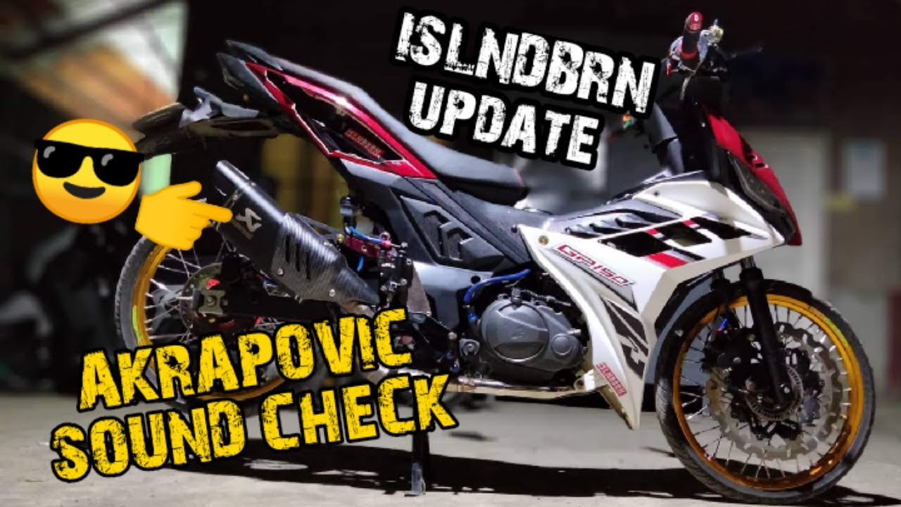 WMOTO F15 AKRAPOVIC SOUND CHECK | RUSI FLASH 150 | ISLNDBRN