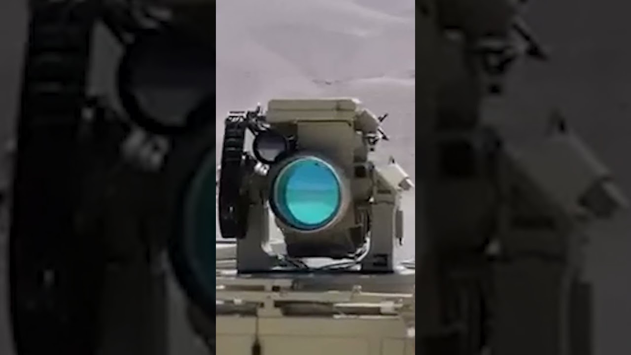 Watch: Israel's iron beam ground laser intercept rockets #shorts