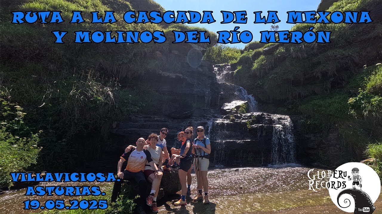 [ 2,7 K ] Ruta a la cascada de la Mexona y molinos del río Merón. ( Villaviciosa. Asturias).