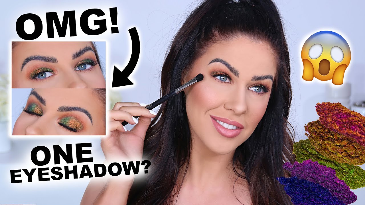 COLOR CHANGING EYESHADOWS!! 1 EYESHADOW, 5 DIFFERENT LOOKS!