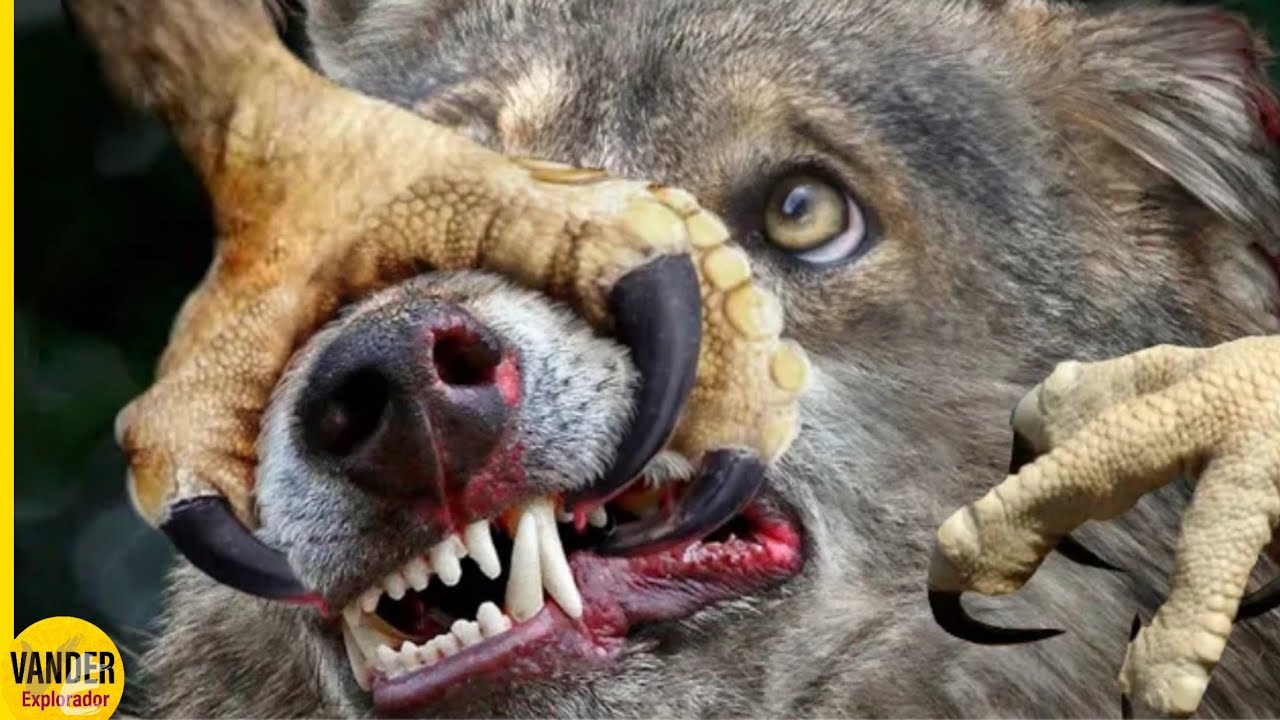 Вот что делает орел перед охотой на волка