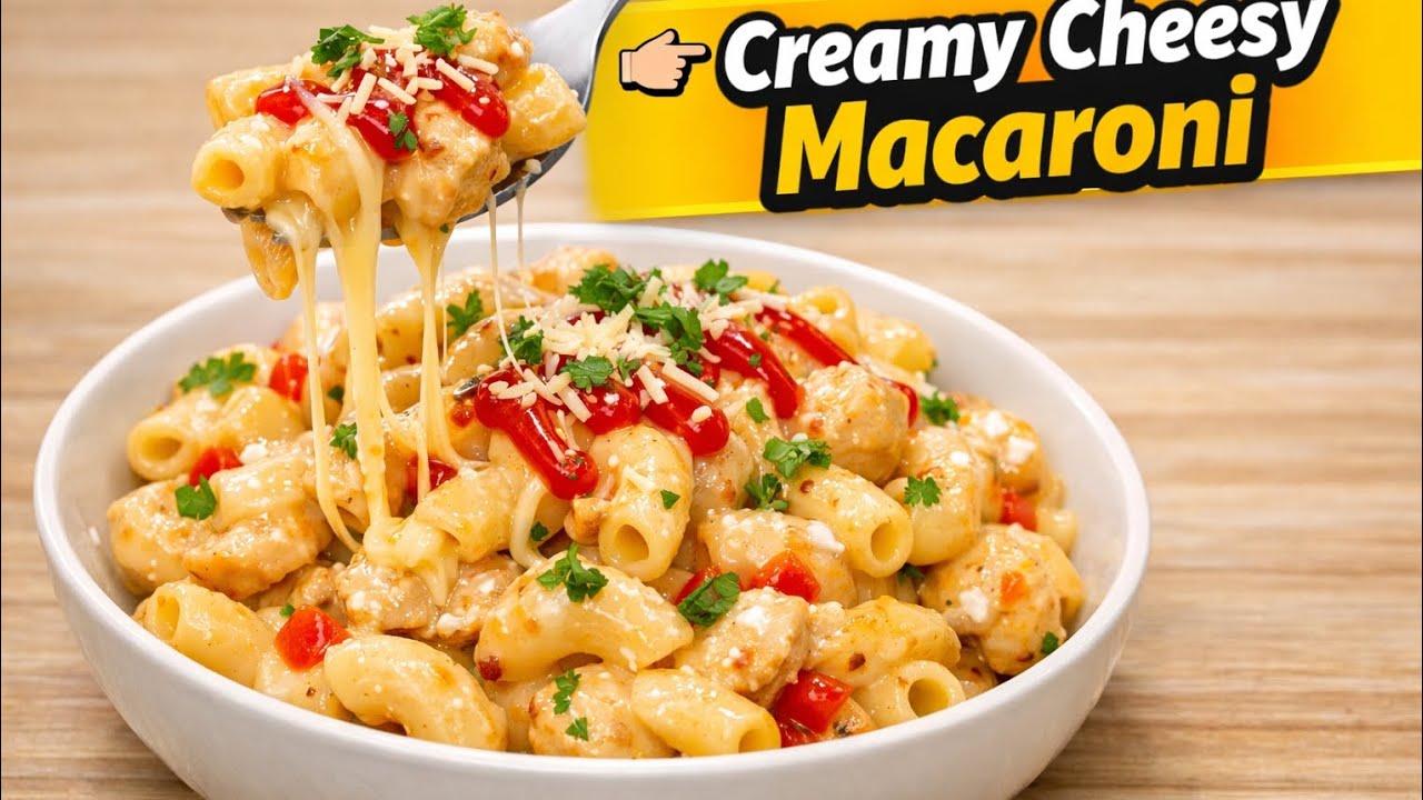 Cheesy & Creamy Macaroni – Restaurant Jaisa Taste Ghar Par!#shorts #short#subscribe #cooking #food 
