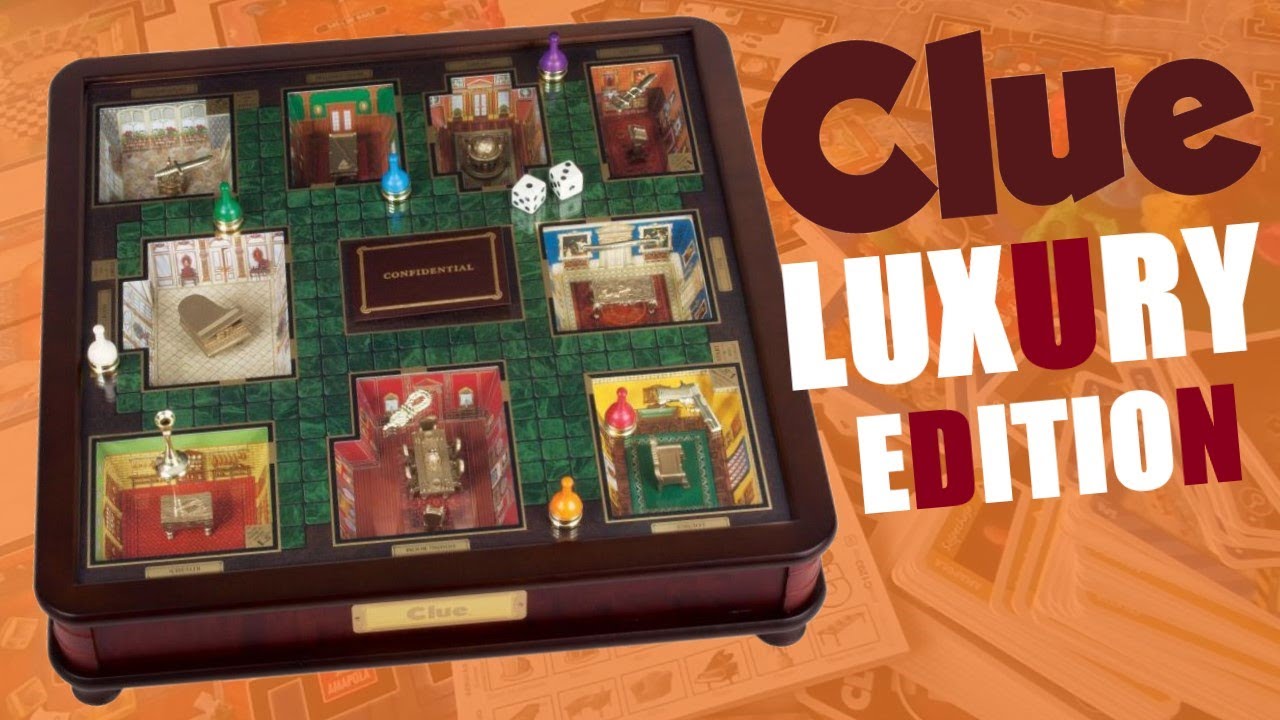 &iquest;EL MEJOR CLUE (CLUEDO) DEL MUNDO? - LUXURY EDITION - JUEGO DE MESA