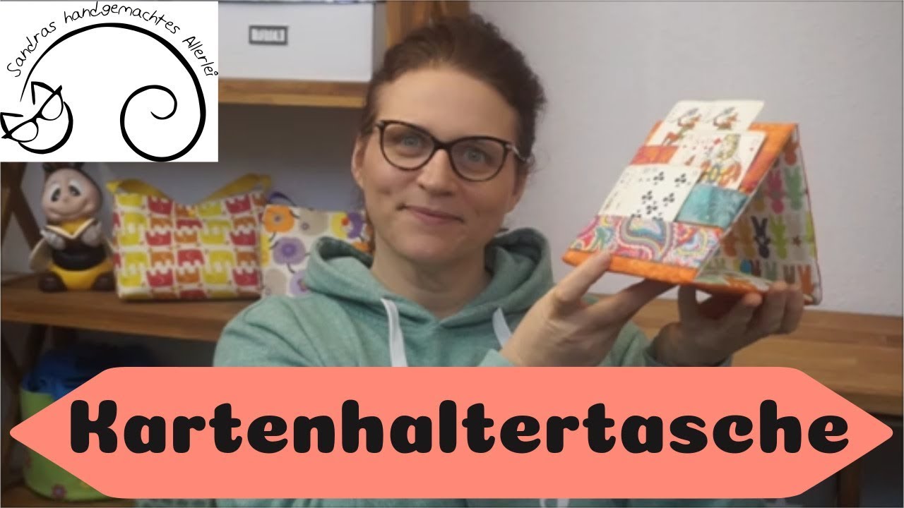 Kartenhaltertasche nähen / kostenloses Schnittmuster