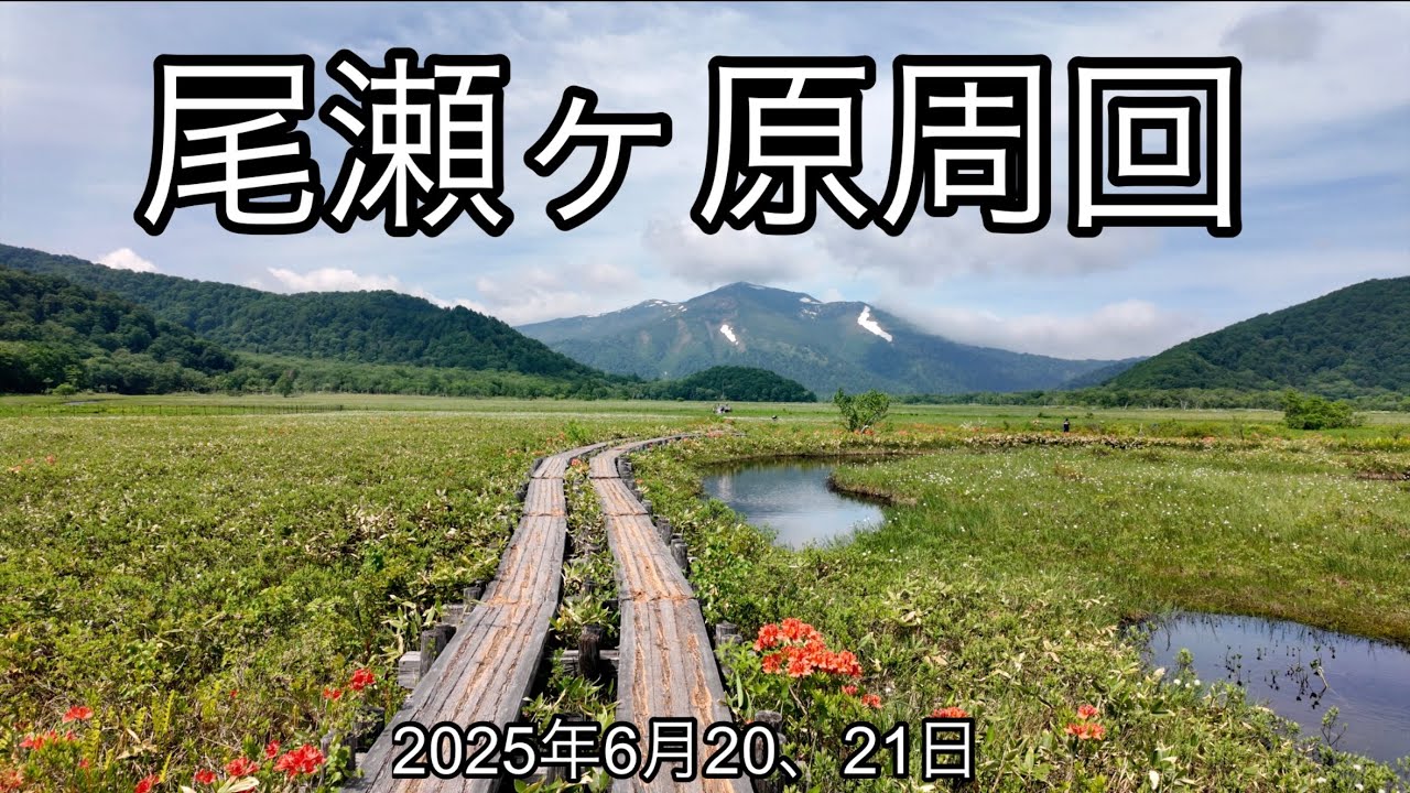 【尾瀬ヶ原周回　20250620】　清々しい尾瀬ヶ原の風に当たりながら尾瀬ヶ原を周回して来ました