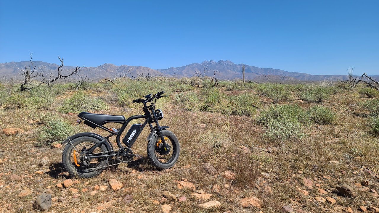 Ebike ride exploring hills near the Sugarloaf Mtn area