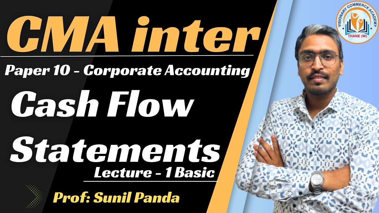 CMA inter Paper 10 Corporate Accounting Cash Flow Statements
