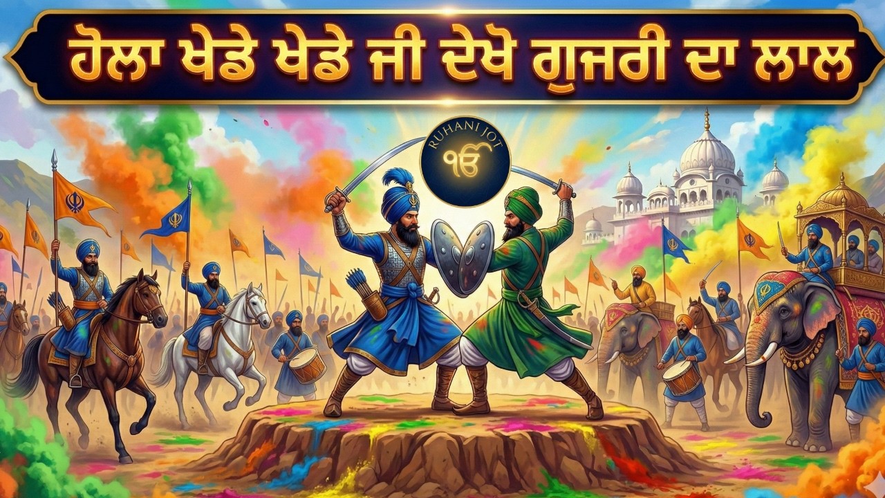 Hola Khede Khede Ji Mata Gujri Da Laal | Hola Mohalla 2026 | New Punjabi Song | Ruhani Jot