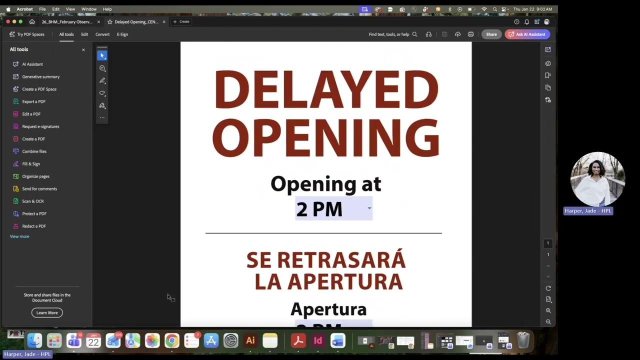 Parking, Event & facility Notice Tutorial Video