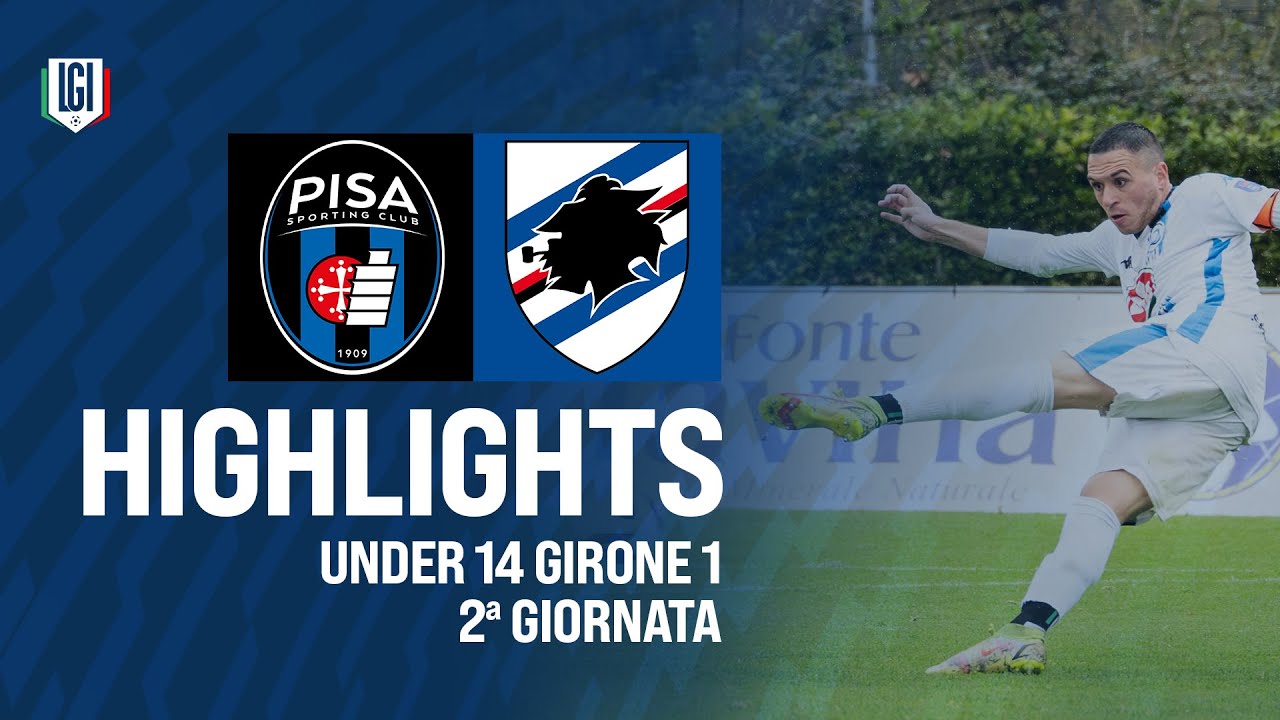 Highlights Pisa-Sampdoria U14, 2ª giornata stagione 2024-25