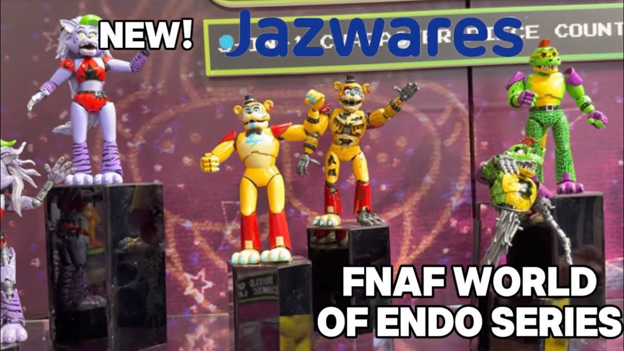 New Jazwares FNAF World Of Endo Series Wave 3 Revealed!