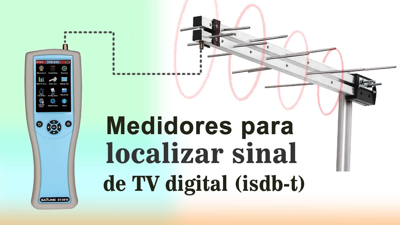 equipamentos para encontrar sinal de tv digital