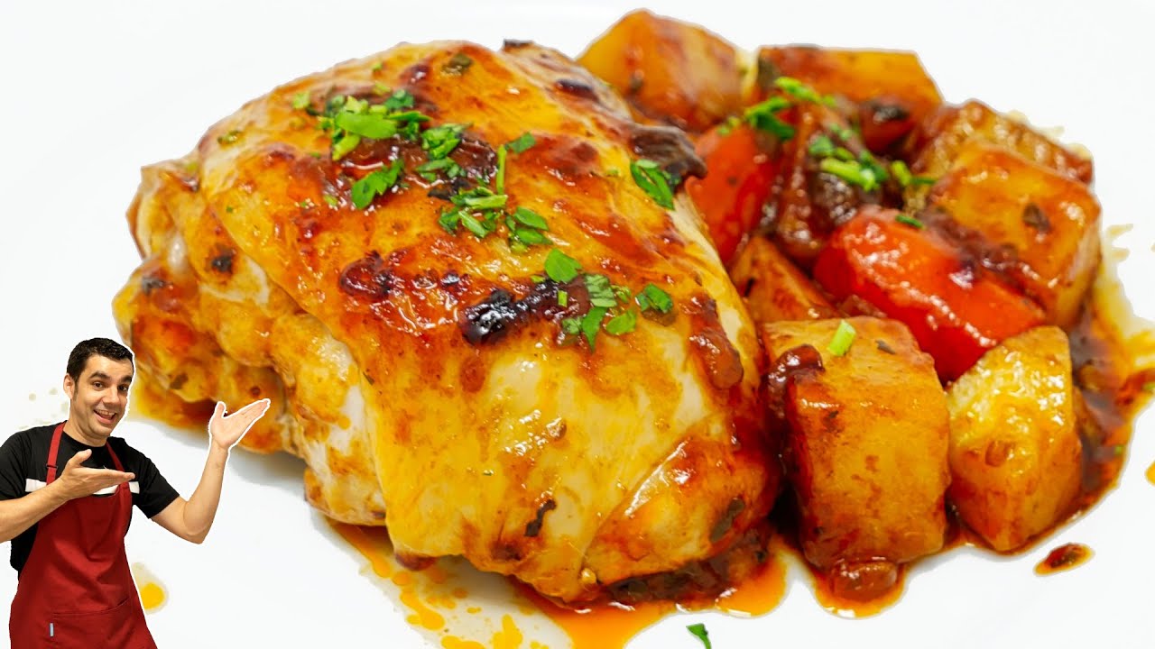 Así harás POLLO 3 veces a la semana, riquisímo y diferente! 😍🍗😋 Receta sin horno FÁCIL y DELICIOSA