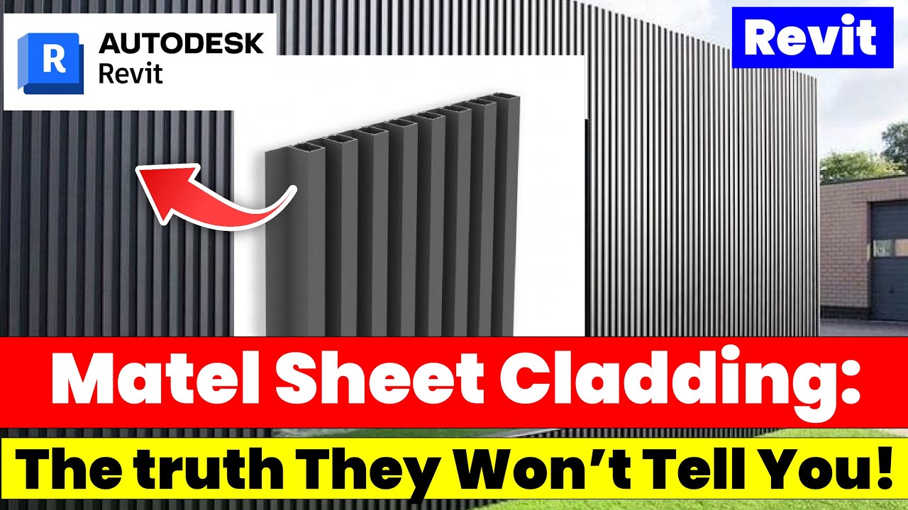 Best Way to Model Metal Sheet Cladding in Revit!